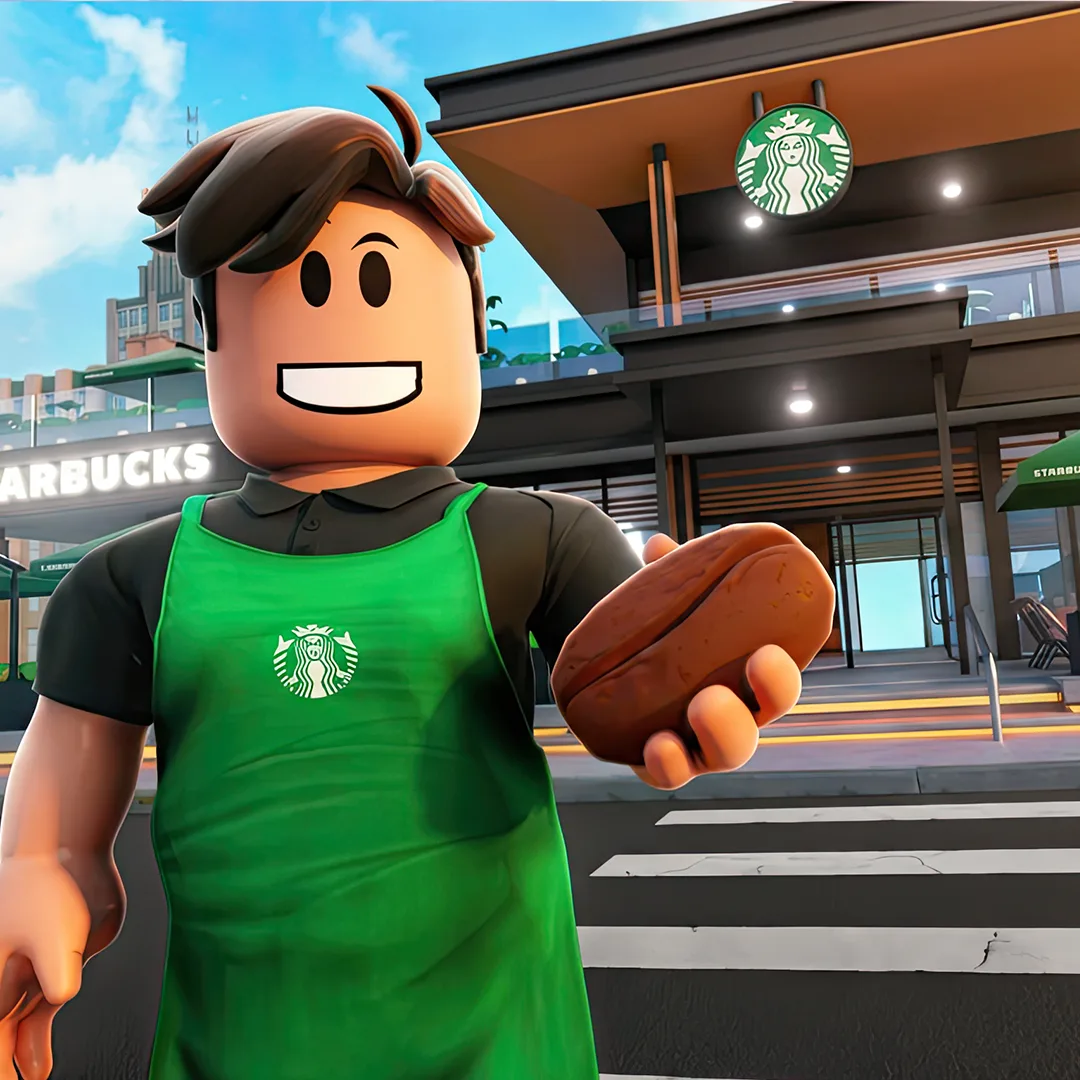 Starbucks treasure hunt integrated into Roblox games with in-game store and coffee bean collectibles